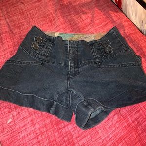 Denim Short Shorts